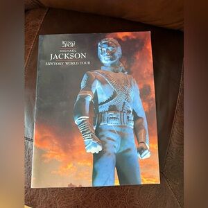 King of pop Michael Jackson History World Tour 15.5 by 12 printed in England